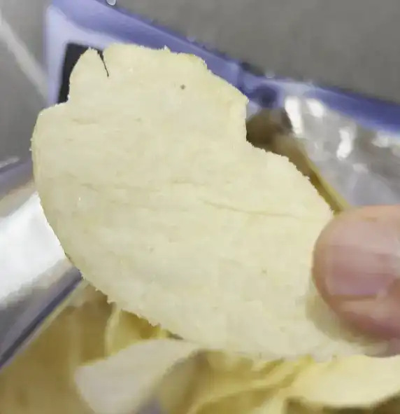 Close-up of a Netflix Truffle Potato Chip