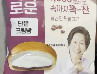 GS25 Hyeja-roun Red Bean & Cream Bread – A Heavyweight Classic for Only $1.10