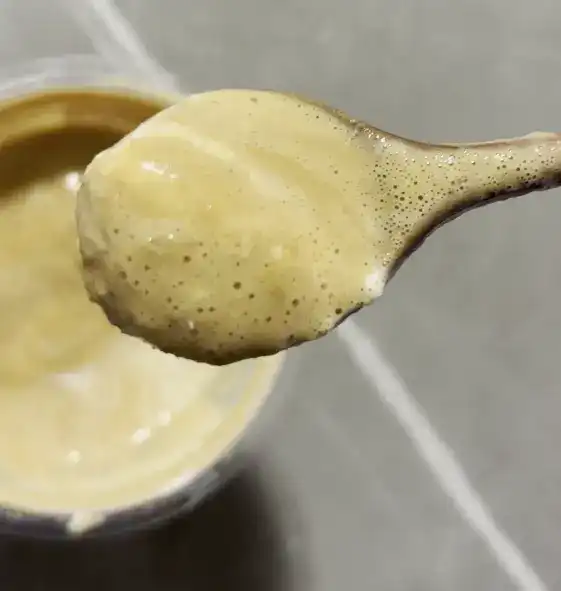Close-up of the Maeil Cafe Latte Parfait