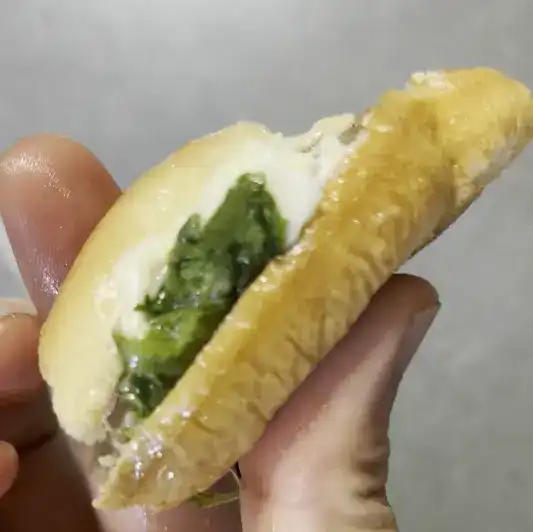 Close-up of the sesame seed bun on the Bulgogi Burger